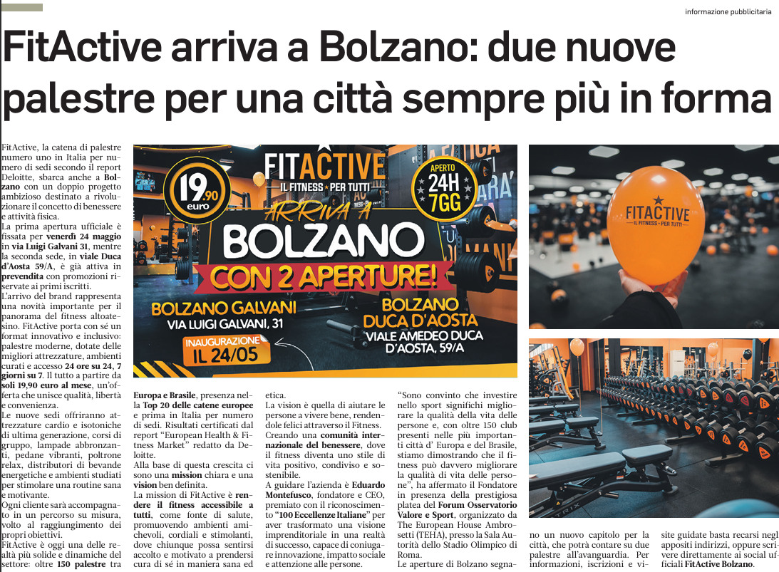 Bolzano Galvani News